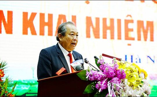 Phó Thủ tướng Trương Hòa Bình dự Hội nghị triển khai nhiệm vụ năm 2019 của Bộ Nội vụ
