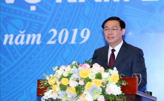 Phó Thủ tướng Vương Đình Huệ dự Hội nghị triển khai nhiệm vụ năm 2019 của Bộ KH&ĐT