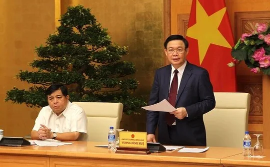 Phó Thủ tướng Vương Đình Huệ chủ trì cuộc họp về điều hành giá