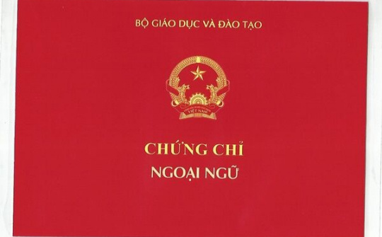 Căn cứ công nhận giá trị chứng chỉ ngoại ngữ
