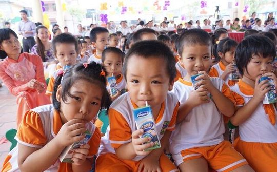 Hà Nội: Chính thức triển khai chương trình Sữa học đường