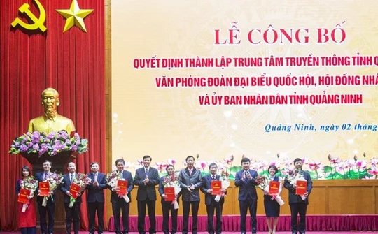 Trung tâm truyền thông Quảng Ninh có 1 giám đốc và 7 phó giám đốc