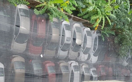 Làm rõ phản ánh về bãi gửi xe lậu nghìn m2 gầm cầu Thăng Long