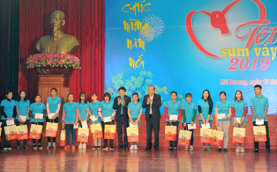 Phó Thủ tướng Thường trực Trương Hoà Bình dự 'Tết sum vầy' 2019 tại Hải Dương