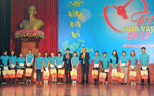 Phó Thủ tướng Thường trực Trương Hoà Bình dự 'Tết sum vầy' 2019 tại Hải Dương