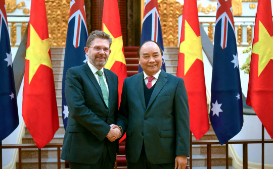 Thủ tướng tiếp Chủ tịch Thượng viện Australia