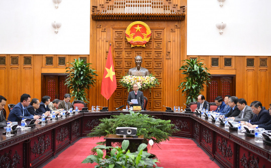 Thủ tướng Nguyễn Xuân Phúc dự họp sơ kết Tổ công tác của Thủ tướng Chính phủ