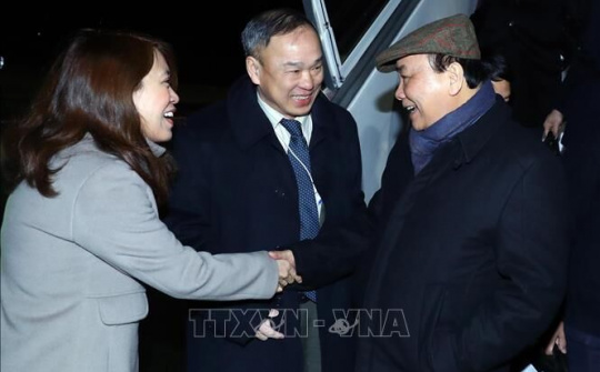 Thủ tướng bắt đầu hoạt động đối ngoại đa phương đầu tiên năm 2019