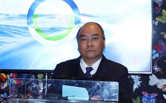 Thủ tướng Nguyễn Xuân Phúc nêu quan điểm 'hành động đại dương' tại Davos