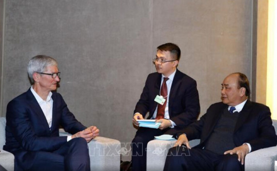 Thủ tướng tiếp các tập đoàn hàng đầu thế giới