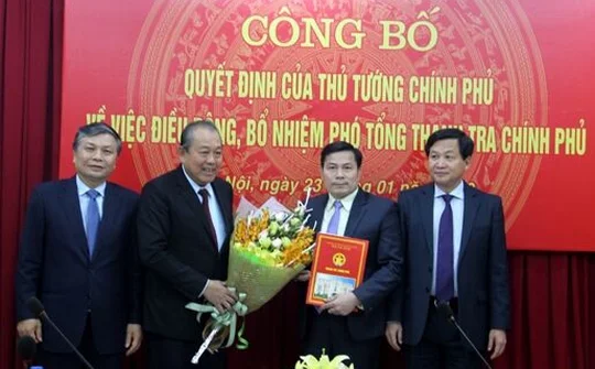 Công bố quyết định của Thủ tướng Chính phủ về công tác cán bộ