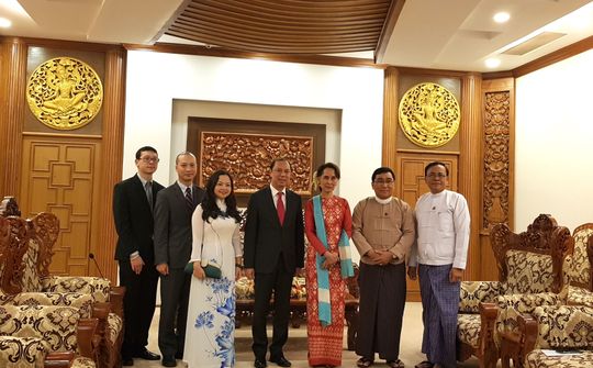 Đặc phái viên của Thủ tướng Chính phủ thăm Myanmar