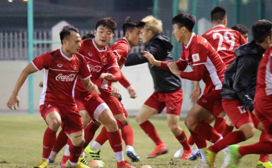 Đội tuyển Việt Nam di chuyển sang UAE, sẵn sàng vào trận