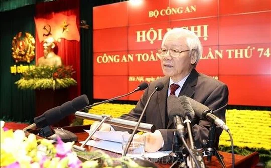 Tổng Bí thư, Chủ tịch nước dự Hội nghị Công an toàn quốc
