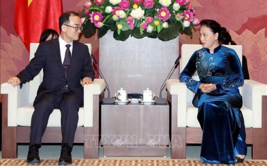 Chủ tịch Quốc hội tiếp Viện trưởng Viện Công tố tối cao Hàn Quốc
