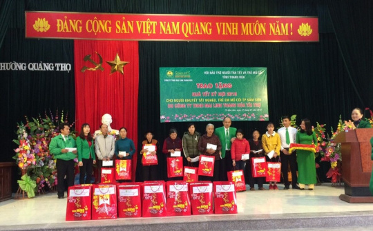 Mai Linh Thanh Hóa: Ấm áp quà Tết cho những hoàn cảnh đặc biệt khó khăn