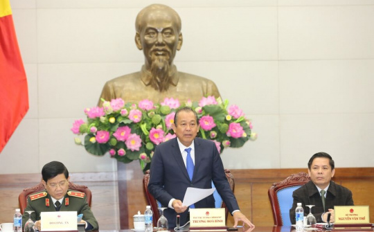 Phó Thủ tướng Trương Hòa Bình chủ trì Hội nghị về công tác an toàn giao thông