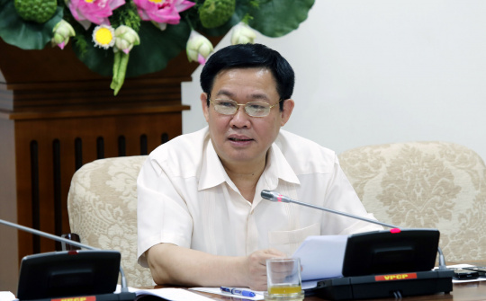 Phó Thủ tướng Vương Đình Huệ chủ trì cuộc họp về các chương trình mục tiêu quốc gia