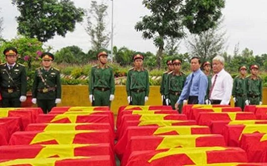 Phấn đấu hoàn thành lập bản đồ tìm kiếm, quy tập hài cốt liệt sĩ ở 3 cấp