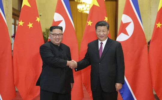 Nhà lãnh đạo Triều Tiên Kim Jong-un đến Trung Quốc họp thượng đỉnh lần thứ 4