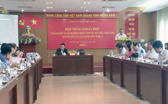 Đẩy mạnh cải cách thủ tục hành chính trong lĩnh vực xuất bản, phát hành