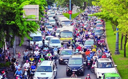 10 triệu phương tiện giao thông là thủ phạm chính gây ô nhiễm không khí ở TP.HCM