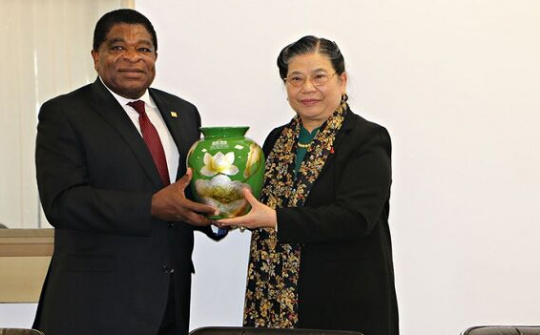 Phó Chủ tịch Quốc hội Tòng Thị Phóng tiếp xúc song phương bên lề Đại Hội đồng IPU-141