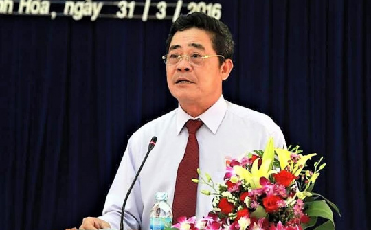 Bộ Chính trị cho thôi chức Bí thư Tỉnh ủy Khánh Hòa