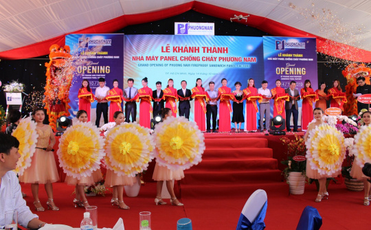 Khánh thành nhà máy PANEL Chống cháy Phương Nam