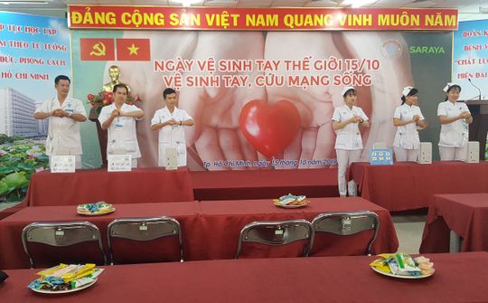 Bệnh viện Chợ Rẫy: Hưởng ứng Ngày vệ sinh tay thế giới -15/10