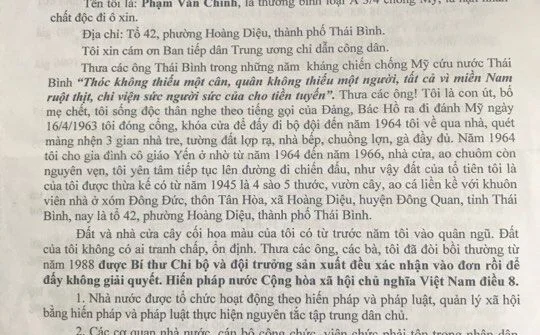 Lời “kêu cứu” của người thương binh 52 năm tuổi Đảng