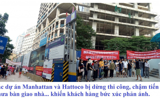 Hà Nội: Các dự án của Công ty Ba Đình chậm tiến độ, Sở KH&ĐT "đẩy" thông tin qua Sở Xây dựng?