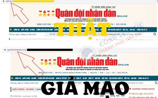 Phát hiện 4 trang thông tin điện tử giả mạo cơ quan báo chí