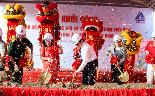 Khởi công xây dựng trụ sở Cơ quan đại diện phía Nam - Trung ương Hội Chữ thập đỏ Việt Nam