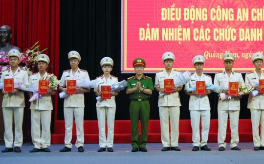 Quảng Nam: Tăng cường thêm 40 Công an chính quy về xã