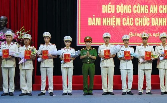 Quảng Nam: Tăng cường thêm 40 Công an chính quy về xã