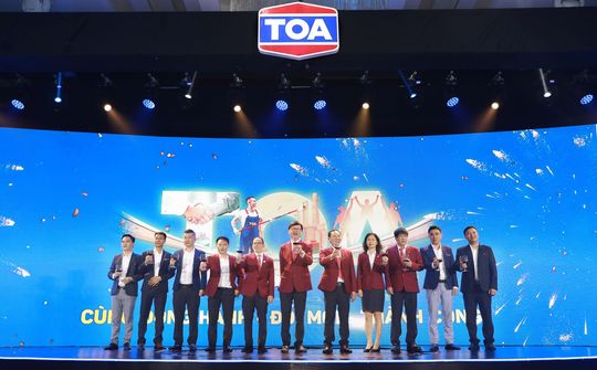 Sơn 'TOA' Việt Nam: Đề cao thông điệp “Cùng đồng hành, đổi mới, thành công”