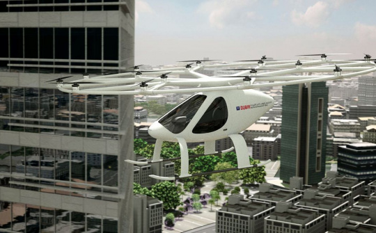 Hãng công nghệ Volocopter của Đức đã thực hiện thành công chuyến bay thử nghiệm taxi bay