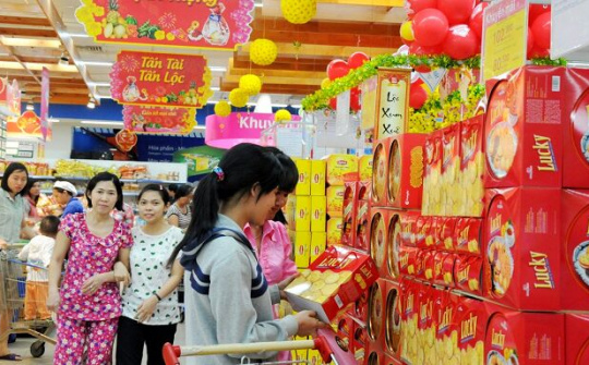 Tích cực chuẩn bị hàng hóa cho dịp Tết