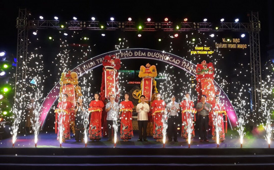 Khai trương tuyến Phố đêm đầu tiên tại Nghệ An