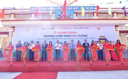 TC Motor và Hyundai khánh thành trường mầm non chuẩn quốc gia tại Ninh Bình