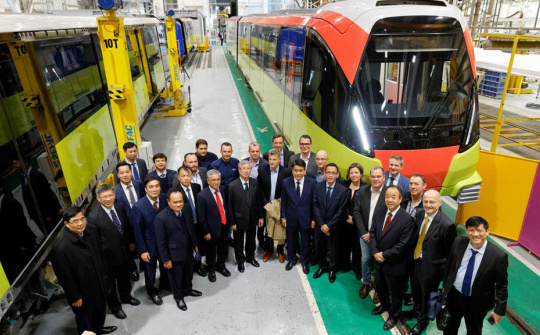 Đoàn tàu đầu tiên tuyến metro Nhổn - ga Hà Nội sẽ rời Valenciennes đến Hà Nội vào năm 2020