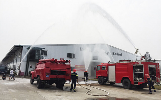 Phòng Cảnh sát PCCC&CNCH Nam Định tổ chức các hoạt động thiết thực trong Tháng an toàn PCCC