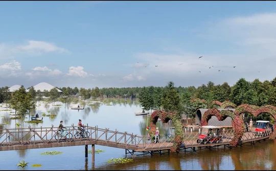 Tiết lộ góc check-in 'thần thánh' mới toanh của rừng tràm Trà Sư, An Giang khiến giới trẻ mê mẩn