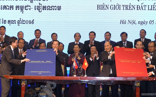 Bước tiến mới trong giải quyết hòa bình đường biên giới lãnh thổ Việt Nam-Campuchia