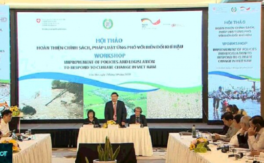 Hoàn thiện chính sách ứng phó biến đổi khí hậu
