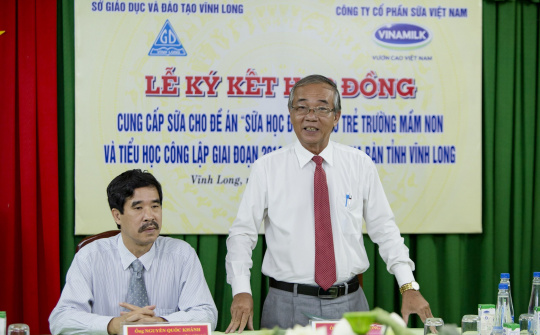 Vĩnh Long:  70.000 trẻ em sẽ được thụ hưởng lợi ích từ  Chương trình "Sữa học đường"