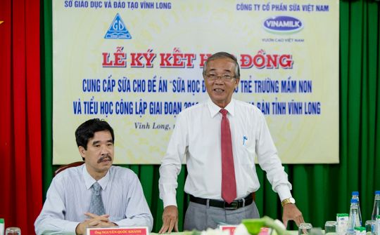 Vĩnh Long: 70.000 trẻ em sẽ được thụ hưởng lợi ích từ Chương trình "Sữa học đường"