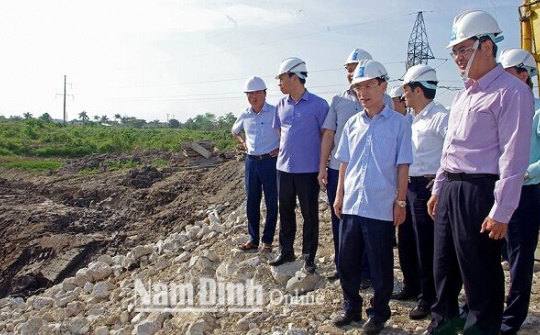 Nam Định họp kiểm điểm đánh giá tiến độ thực hiện một số dự án đầu tư trên địa bàn tỉnh