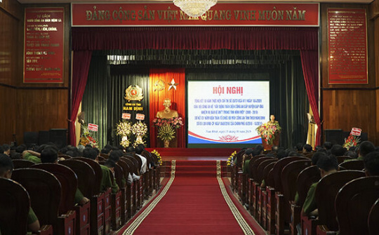 Nam Định tổng kết 10 năm thực hiện Chỉ thị số 03 của BCA và sơ kết 01 năm Nghị định số 01 của Chính phủ